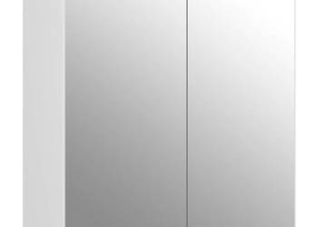 Zestaw 3 szafek łazienkowych biały materiał drewnopochodny WM-3115868