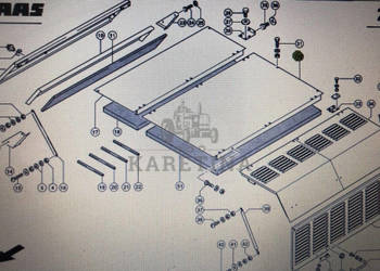 Drabinka Claas Mega 370-340 Nr 1 na rys katalogowym Nr katalogowy 000 646 …