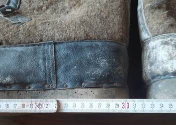 historyczne buty wartownicze Wehrmachtu z czasów II wojny światowej.