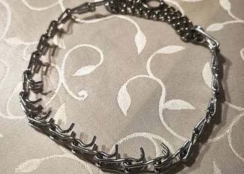 Obroża Kolczatka Półkolczatka dla Średniego Psa Regulowana Lekka