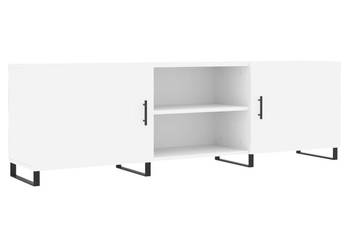 Szafka pod TV biała 150x30x50 cm materiał drewnopochodny WM-829116