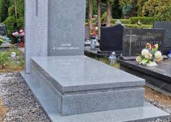 Nagrobek pojedynczy kuru grey nr.2282 WROCŁAW GRABISZYN