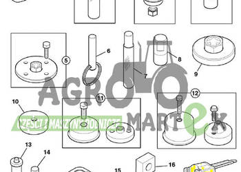 892/01173, 892-01173 NARZĘDZIE SERWISOWE JCB