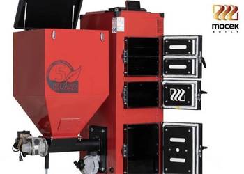 Kocioł Mocek PRO kotły 25 kW 5 Klasa piec ekogroszek drewno pellet podajnik