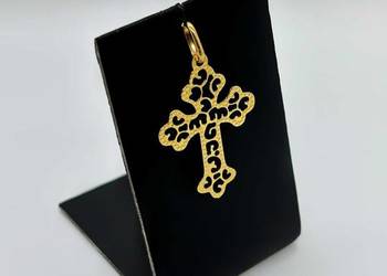 Złota zawieszka pr. 375 0,53g Krzyż