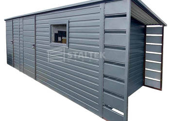 Schowek - Domek Ogrodowy 5x2 + Wiata 0,5m 2x Drzwi Okno dach ST107