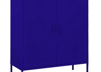 Szafka granatowa 80x35x1015 cm stalowa WM-336163