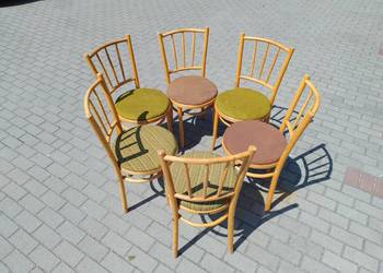 Krzesło PRL Thonet Fameg Radomsko lata 60  Urząd Morski Gdynia cena za szt