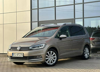 Volkswagen Touran 7osób 2kpl.opon SalonPL 1-Rej:2018 Łopatki Masaż Climatr…