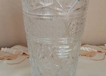 Antyk Duży Dostojny Wazon Kryształowy