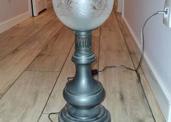 Lampa Stołowa Francuska Podstawa Z Cyny