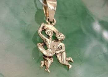 -30% Wisiorek Złoty 585 Znak Zodiaku BLIŹNIĘTA Z-1172