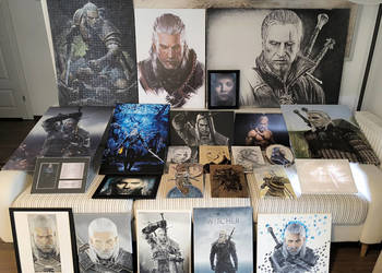 30 twarzy Geralta z Rivii, Henry Cavill, kolekcja, unikaty, rękodzieła