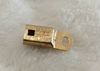 Zapięcie wsuwane do łańcuszka, 3x6x14,5mm, złoty (Kreatywne, Biżuteria)