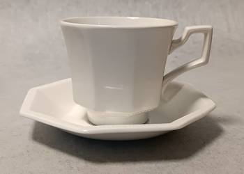 Johnson Brothers Heritage White Ironstone Filiżanka Biały Duet Anglia Johnson Brothers Heritage White Ironstone Filiżanka Biały Duet Anglia