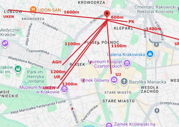 Pokój/pokoje Kraków Stare Miasto Długa 82 PIESZO NA UJ AGH, ROLINICZY, PK,…