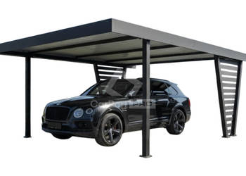 Carport V PREMIUM 4,5x5,5m Wypełnienie panelami Wiata samochodowa CP150