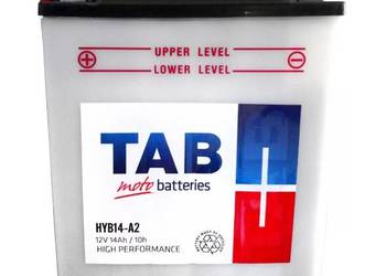 Akumulator motocyklowy 12V 14Ah 135A TAB YB14-A2 (HYB14-A2)