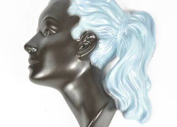 Figura ścienna Kobieta model 3408 Cortendorf Niemcy lata 50.
