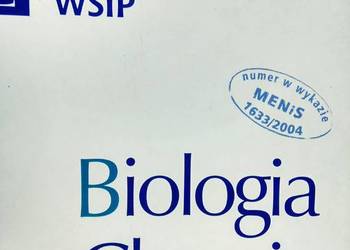 Biologia chemia WSiP tablice antykwariat szkolny medycyna
