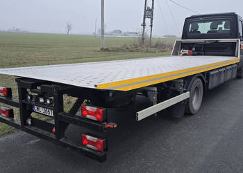 Platforma hydrauliczna zjeżdżana stal-alu 530x230cm Najazd Laweta Holownik