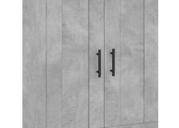 Szafka wisząca szarość betonu 695x34x90 cm WM-830408