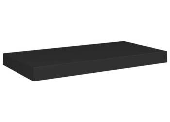 Półka ścienna czarna 50 x 23 x 38 cm MDF WM-323829