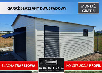 Garaż Blaszany - Wiatka - Magazyn na Narzędzia - Schowek - ESSTAL-