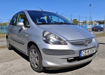Honda jazz II 1.2 benzyna klimatyzacja światła LED srebrny metalic