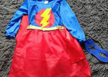 Strój przebranie superbohaterki rozmiar 134