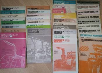 Czasopismo Mechanizacja Rolnictwa z lat 1977-1982 Czasopismo Mechanizacja Rolnictwa z lat 1977-1982
