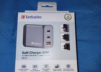 Ładowarka sieciowa USB Verbatim 65W