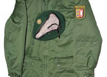 KURTKA długa POLICJA Polizei Niemcy RFN i beret (K07)