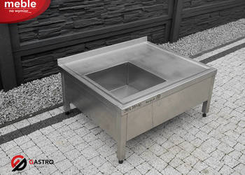 Zlewik gastronomiczny wym. 90x75x40