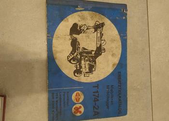 Książka katalog części koparka niemka Fortschritt T-174 2A