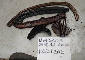 VW SEAT SKODA 1,2 6V AWY rozrząd łańcuch ślizgi napinacz