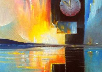 Obraz olejny "Proxima B"