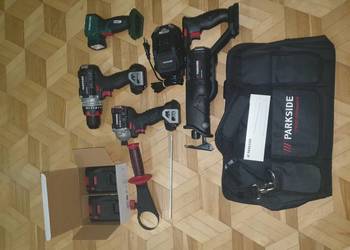 Parkside performance zestaw narzędzi 20 V (z 2 akumulatorami i ładowarką)