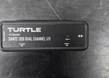 ​Turtle Dante USB Dual Channel I/O – Interfejs Audio Dante / USB-C / PoE