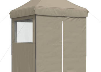 Namiot imprezowy typu pop-up z 4 ściankami kolor taupe WM-4005002