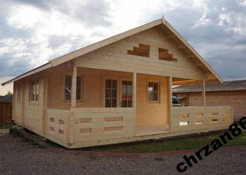DREWNIANY DOMEK LETNISKOWY SARA 46 + 22 M2