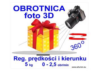 EKSPOZYTOR - OBROTNICA FOTO VIDEO 3D - do 5 kg- reg.obr. i kier. EKSPOZYTOR - OBROTNICA FOTO VIDEO 3D - do 5 kg- reg.obr. i kier.