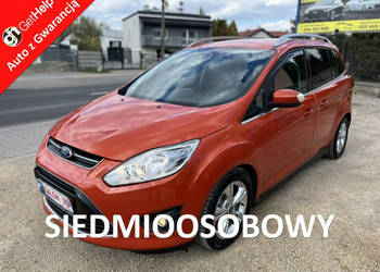 Ford Grand C-MAX 1.6 7osób Climatronic Grzana szyba i fotele 6biegów Bez K…