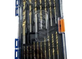 Zestaw wierteł do metalu z powłoką tytanową NITEO – 17 sztuk