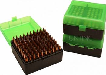 Pudełko na amunicję kulową RS-100-16T MTM (100szt, 223R...) Pudełko na amunicję kulową RS-100-16T MTM (100szt, 223R...)