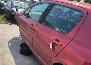 DRZWI LEWE TYŁ PEUGEOT 307