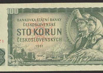 Czechosłowacja 100 koron 1961 stan 2+
