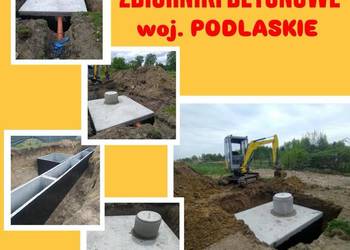 Szambo Betonowe Zbiornik na Deszczówkę Szamba BIAŁYSTOK i okolice