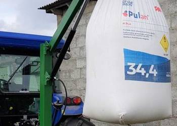 Ładowacz do big bag na tył ciągnika żuraw wędka