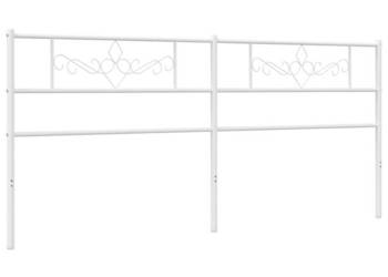 Metalowe wezgłowie białe 180 cm WM-355352